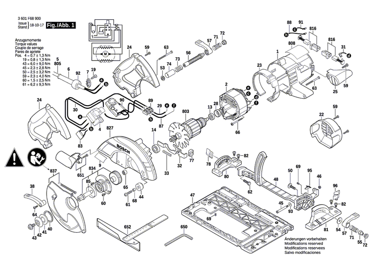 New Genuine Bosch 2610916645 Suppression Filter