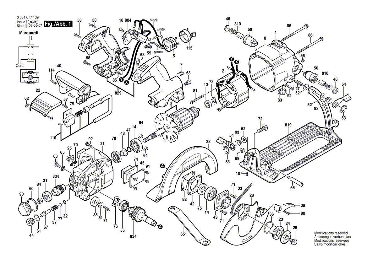 New Genuine Bosch 2610916915 Connector Cable
