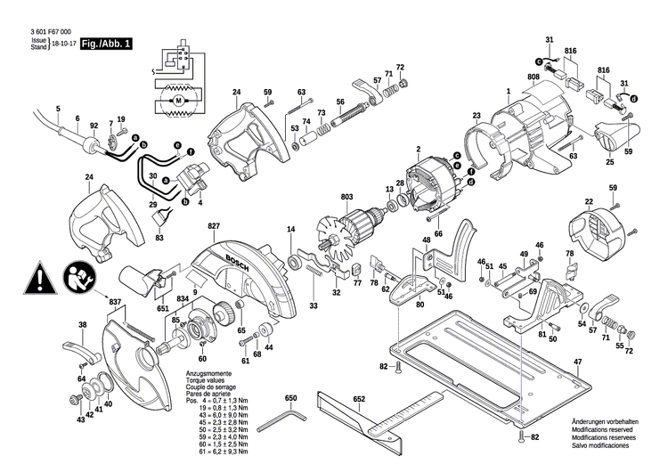 New Genuine Bosch 2610917206 Nut