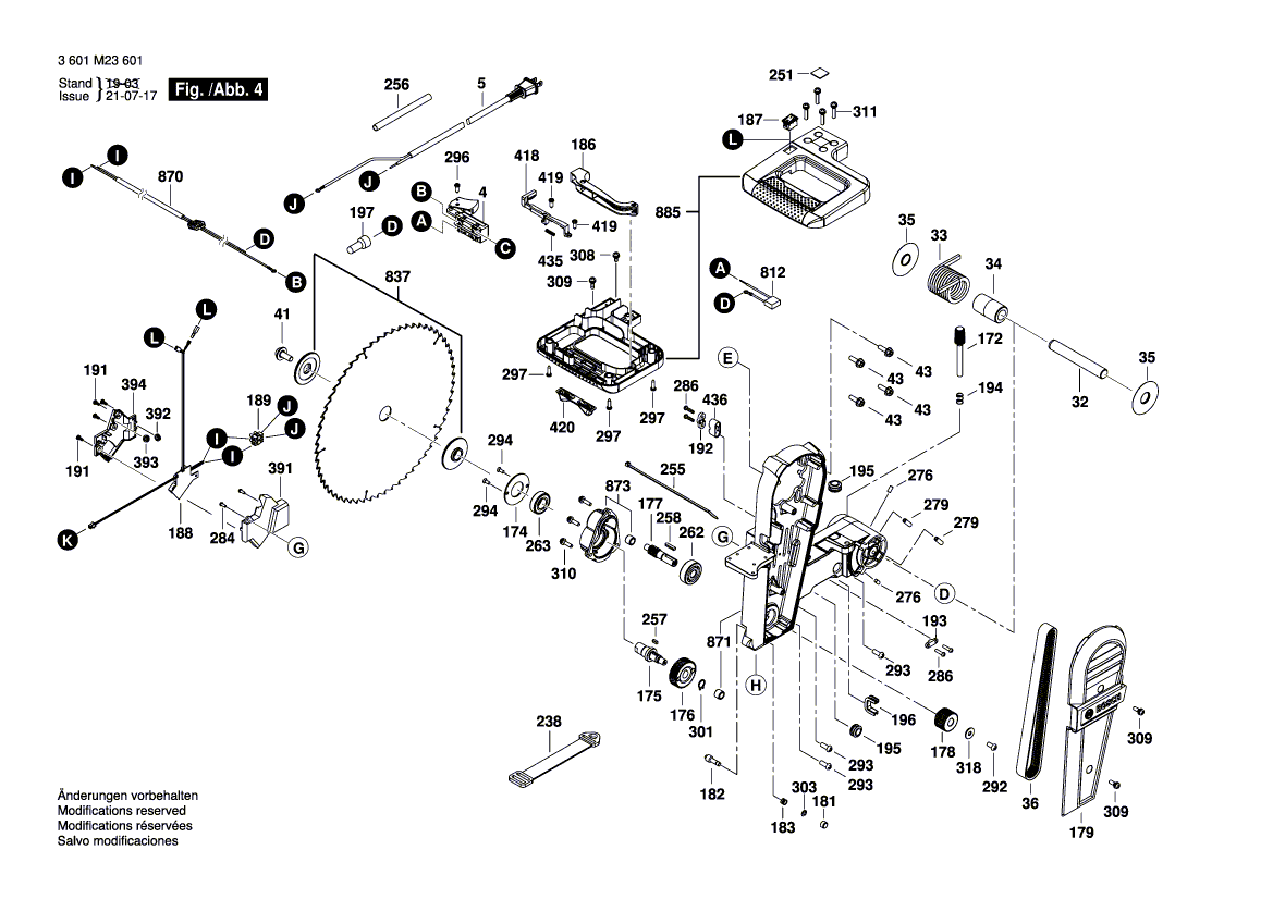 New Genuine Bosch 2610919073 Brake Plate