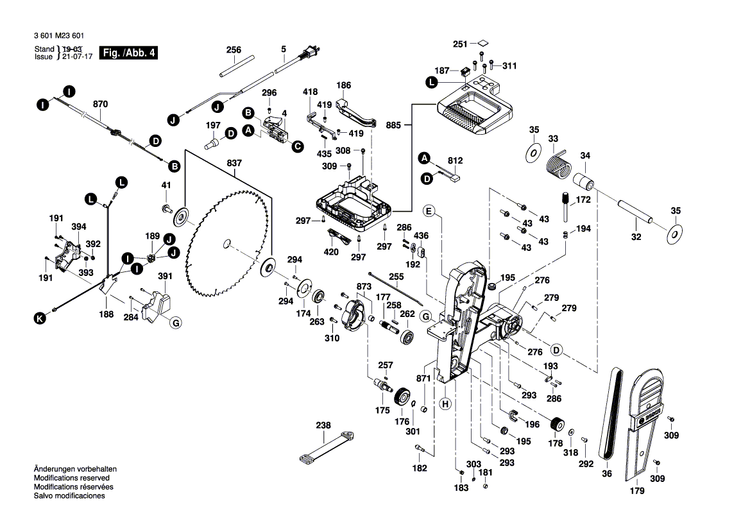 New Genuine Bosch 2610919073 Brake Plate