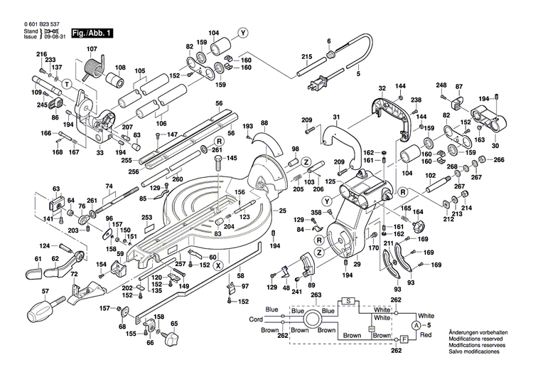 New Genuine Bosch 2610919089 Quick-Clamping Device