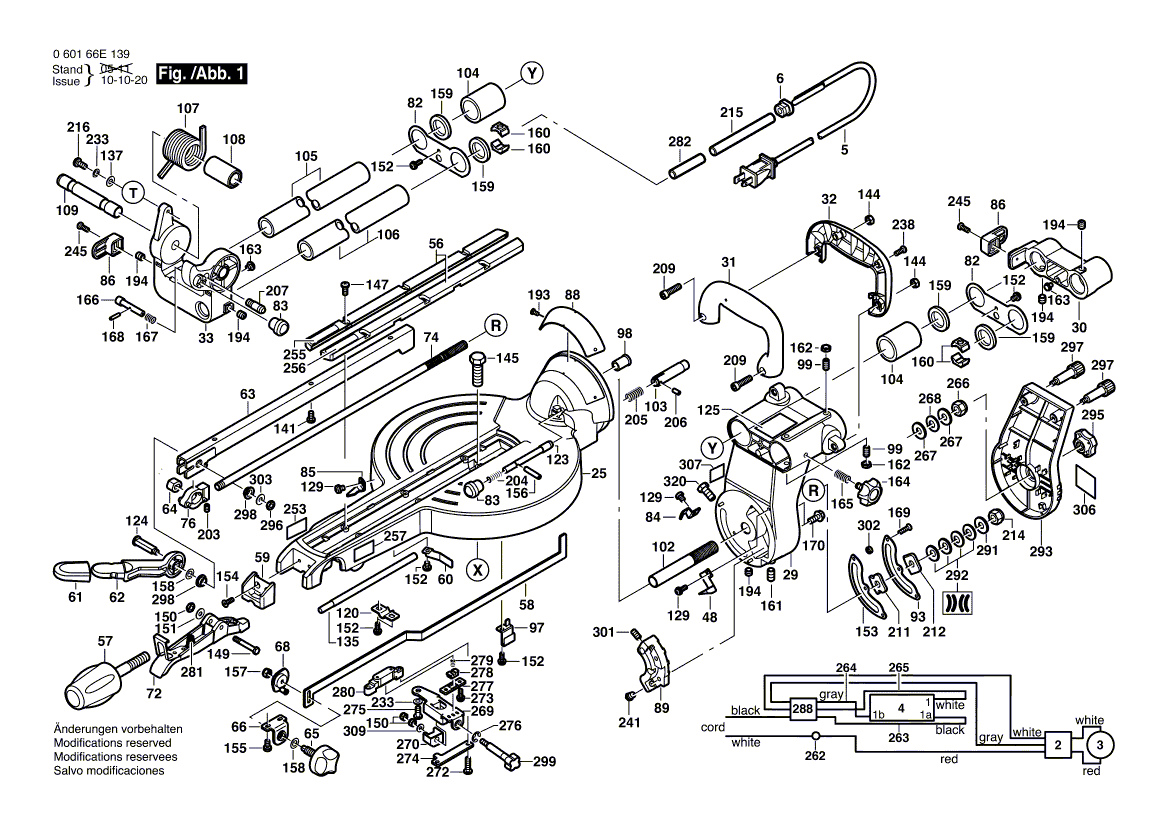 New Genuine Bosch 2610919260 Saw Table