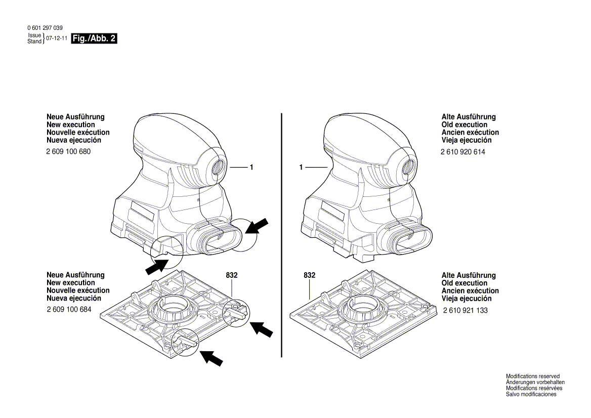 New Genuine Bosch 2610919914 Warning Label