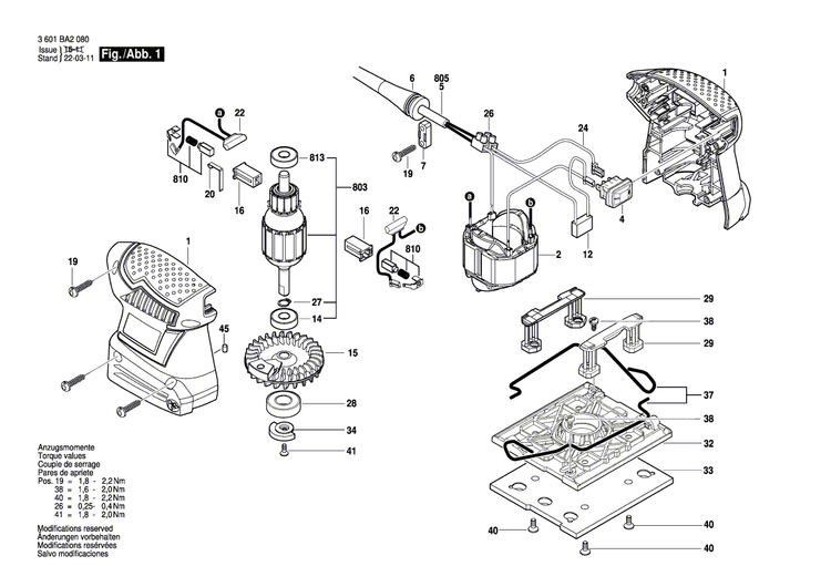 New Genuine Bosch 2610920618 Fan