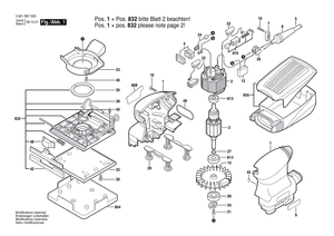 New Genuine Bosch 2610920631 Foam Panel