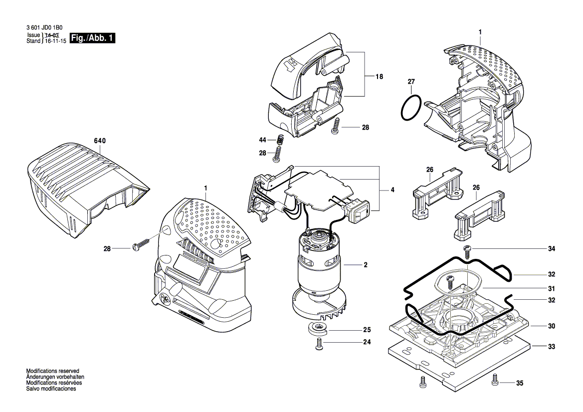 New Genuine Bosch 2610920634 Counterweight