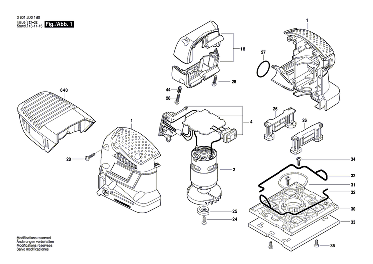 New Genuine Bosch 2610920634 Counterweight