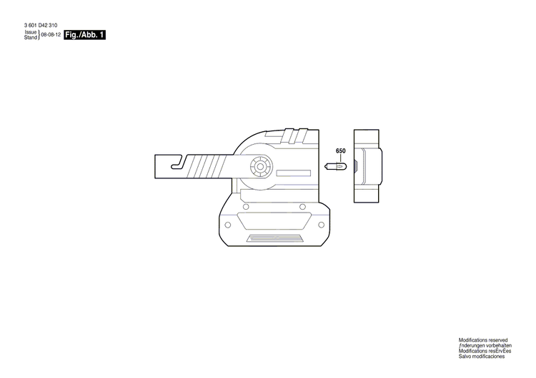 New Genuine Bosch 2610920841 automotive bulb