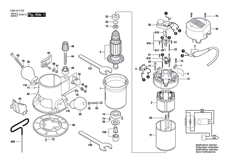 New Genuine Bosch 2610922527 Rod