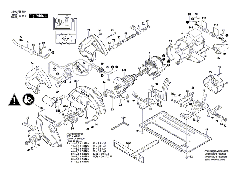 New Genuine Bosch 2610922569 Base Plate