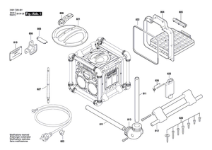 New Genuine Bosch 2610923578 Holding Fixture