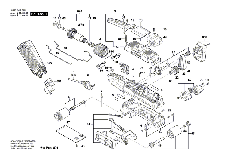 New Genuine Bosch 2610923854 Clip