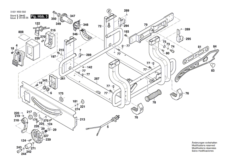 New Genuine Bosch 2610924961 Nut