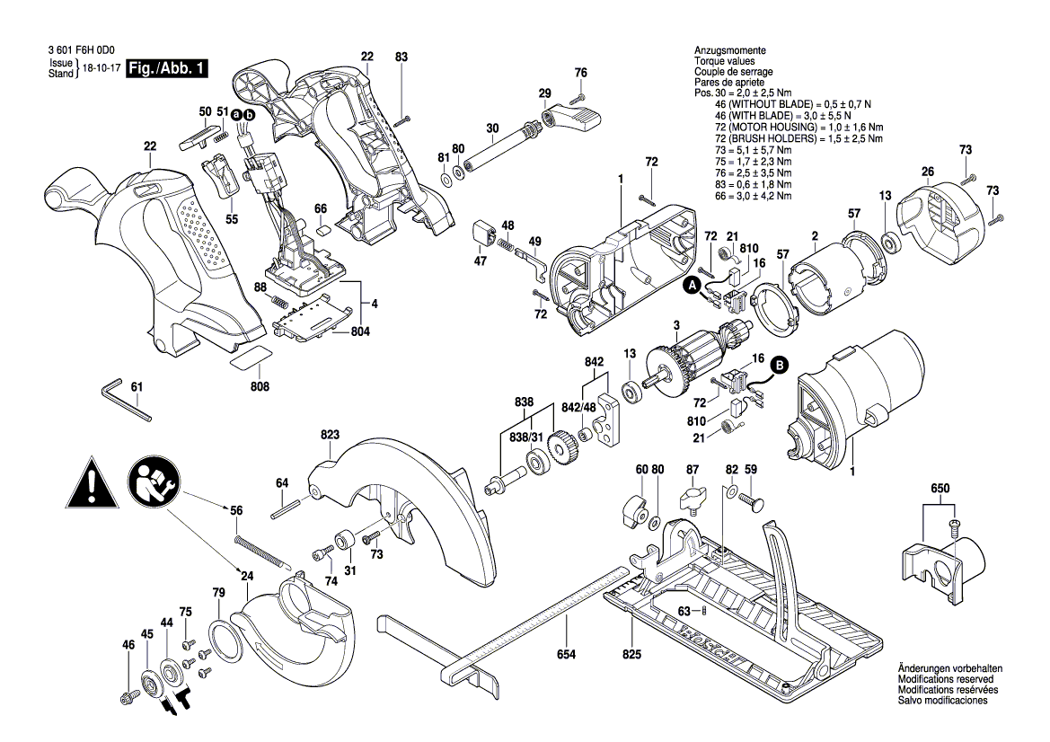 New Genuine Bosch 2610935249 Adjusting Lever