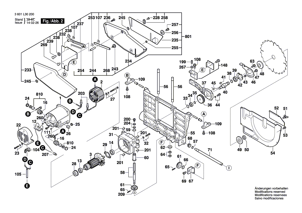 New Genuine Bosch 2610937290 Axle