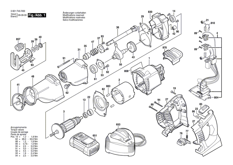 New Genuine Bosch 2610942115 Set Of Handles