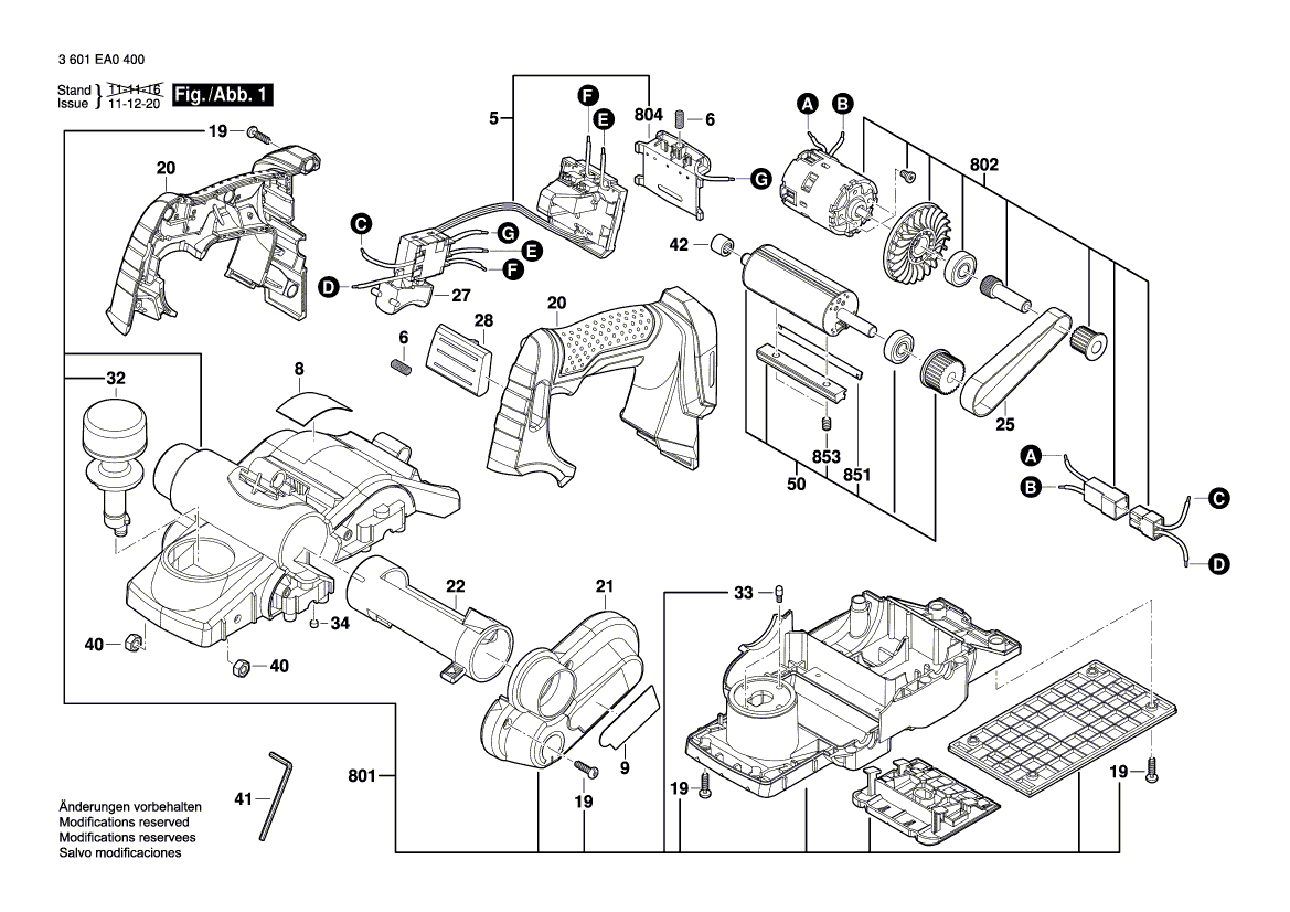New Genuine Bosch 2610942930 Trigger