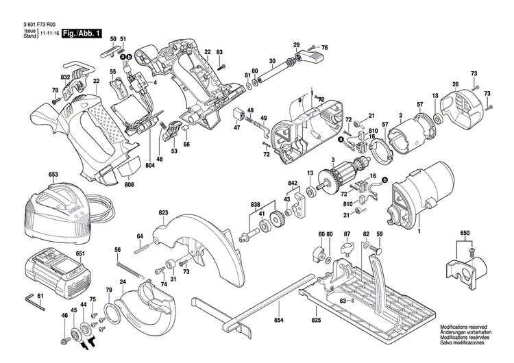 New Genuine Bosch 2610946106 Nameplate