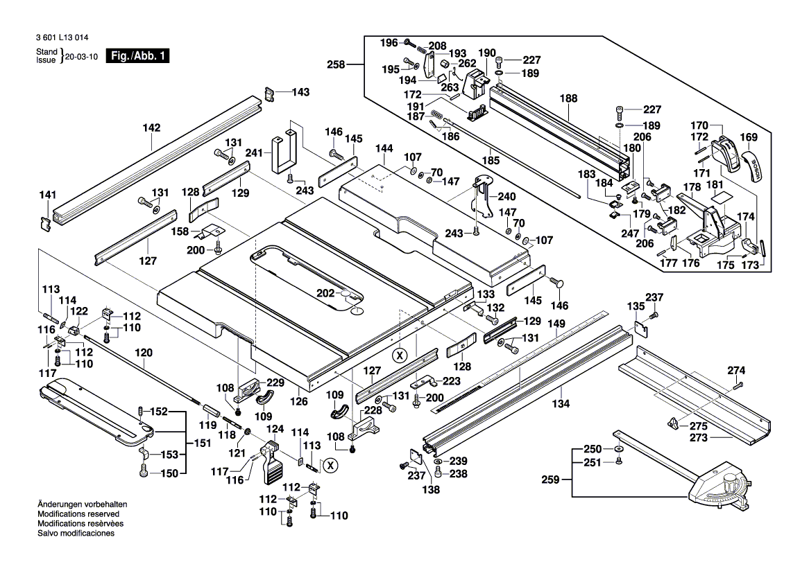 New Genuine Bosch 2610950047 Arbor