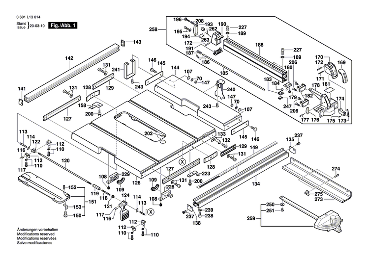New Genuine Bosch 2610950047 Arbor