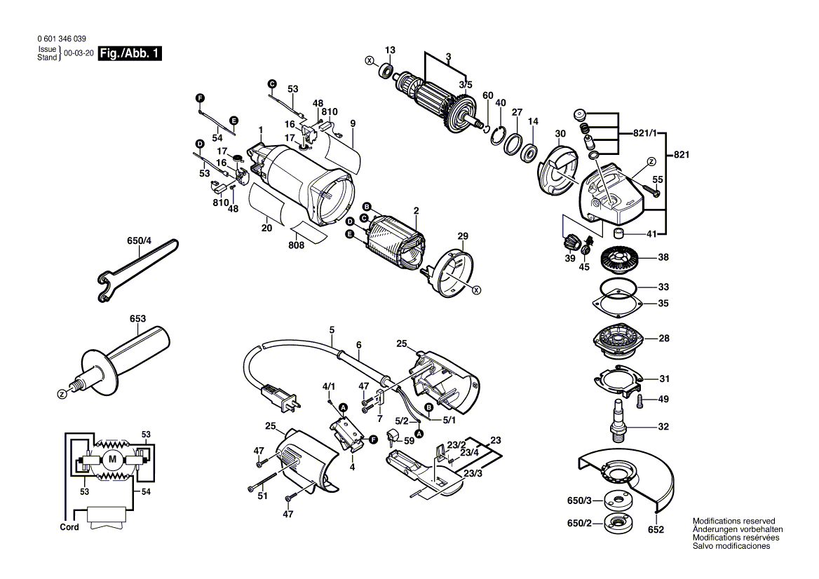 New Genuine Bosch 2610990022 Screw