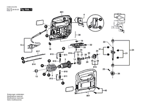 New Genuine Bosch 2610991256 Plunger Bar