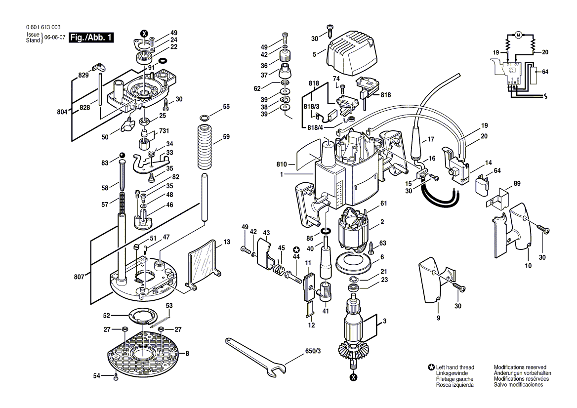 New Genuine Bosch 2610991306 Tapping Screw