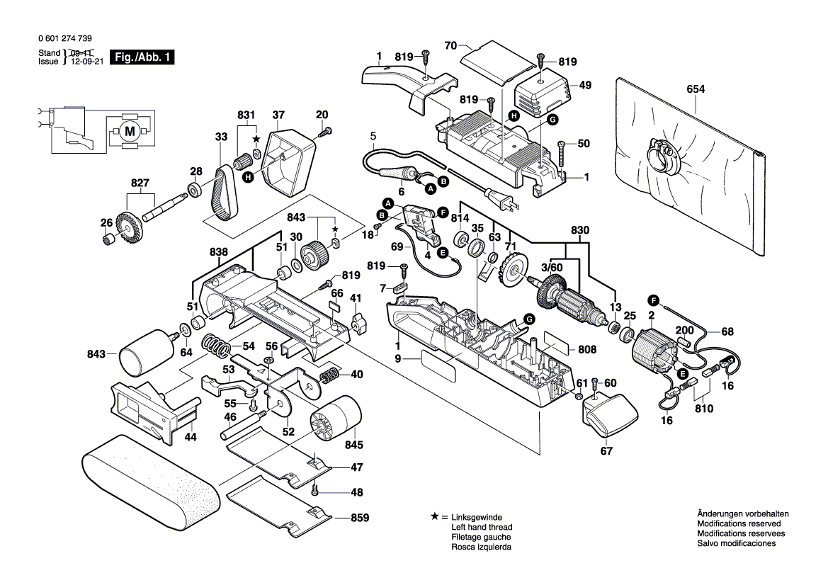 New Genuine Bosch 2610991968 Manufacturer's nameplate
