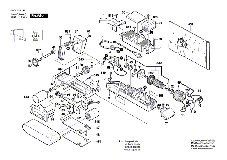 New Genuine Bosch 2610991968 Manufacturer's nameplate