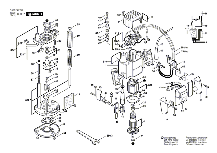 New Genuine Bosch 2610992432 Spring Washer