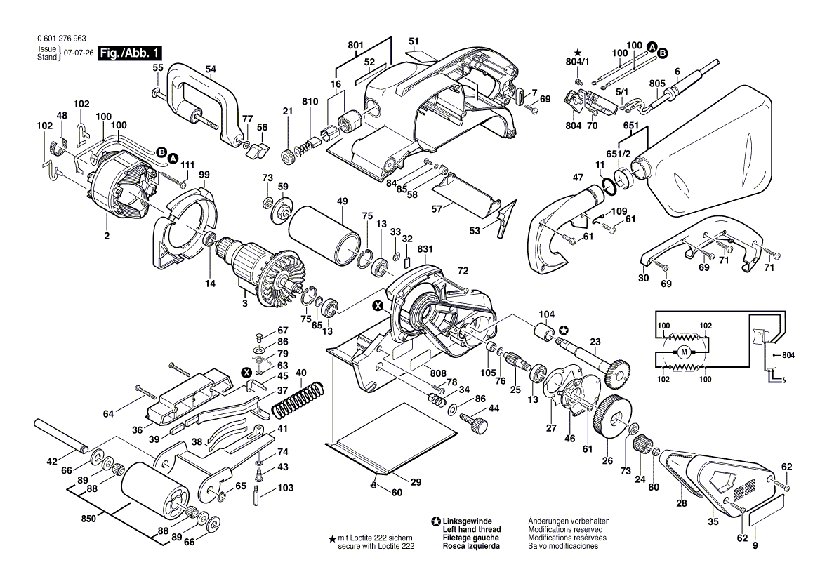 New Genuine Bosch 2610994480 Dust Bag