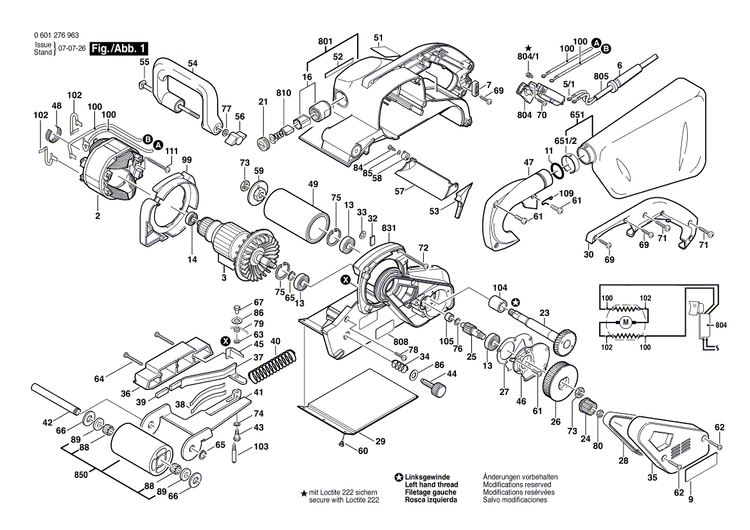 New Genuine Bosch 2610994480 Dust Bag