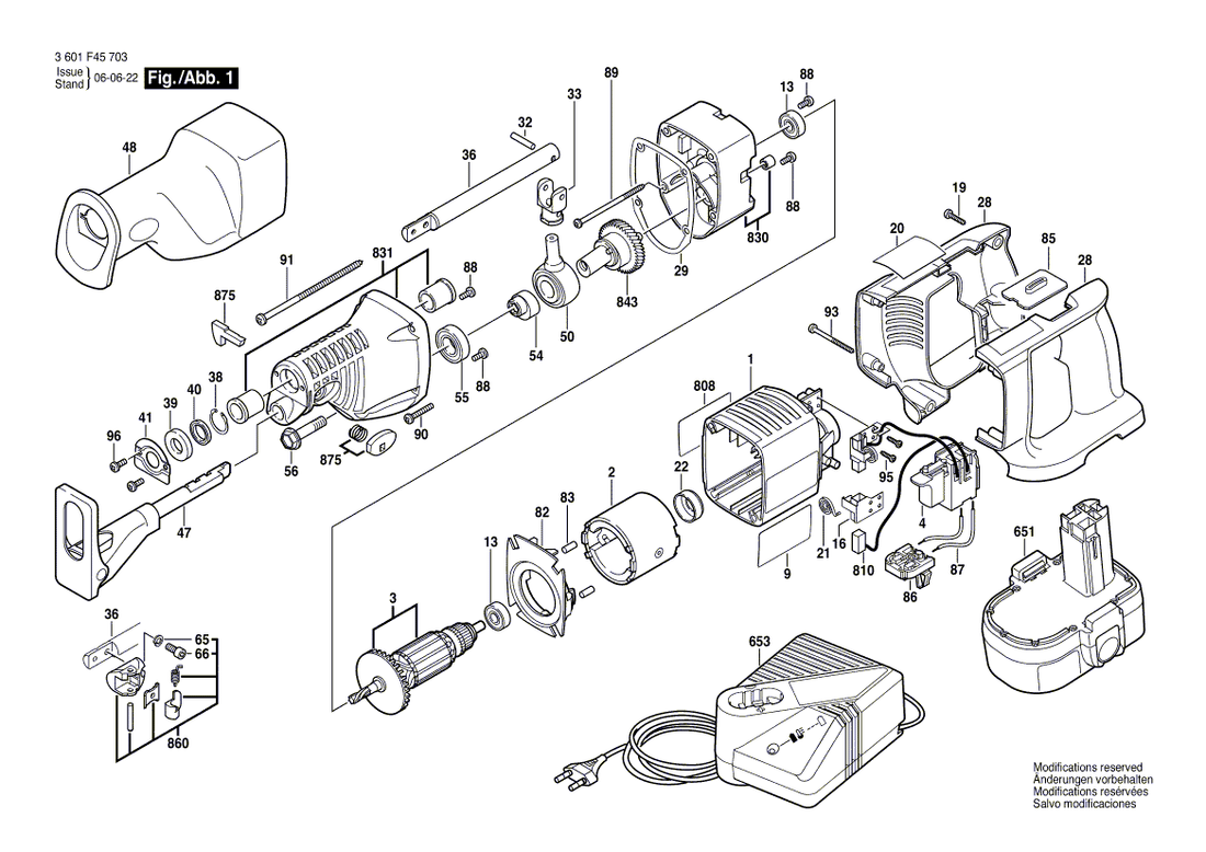 New Genuine Bosch 2610995835 Selective Switch