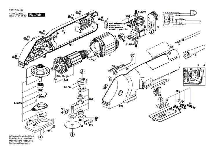 New Genuine Bosch 2610996448 Manufacturer's nameplate