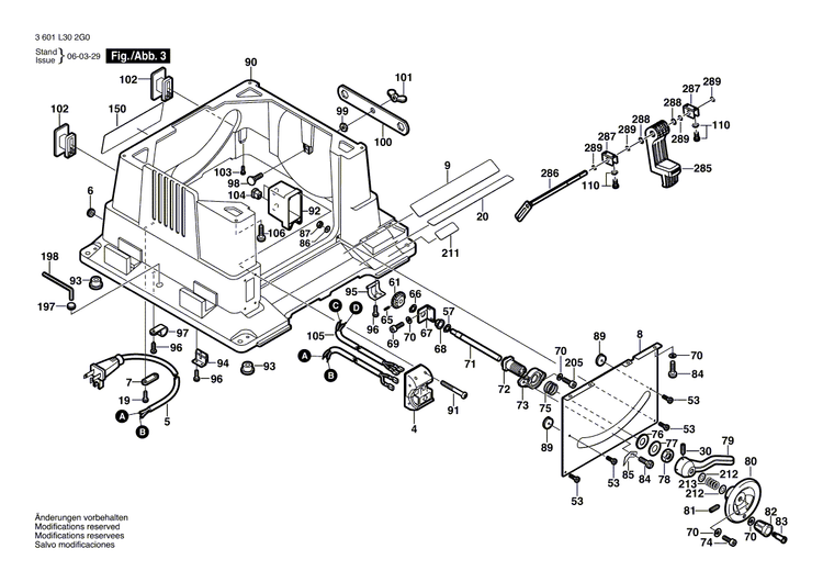 New Genuine Bosch 2610996858 Table top