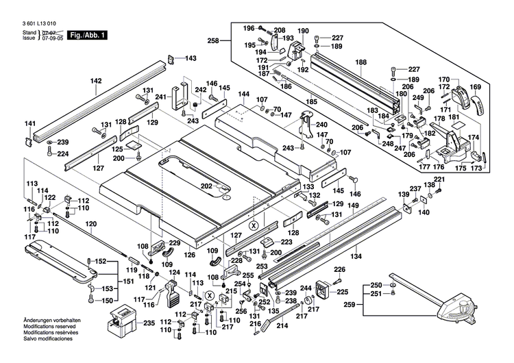New Genuine Bosch 2610996890 Lever