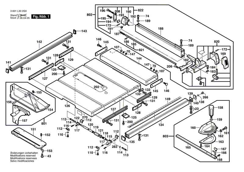 New Genuine Bosch 2610997206 Edge Guide