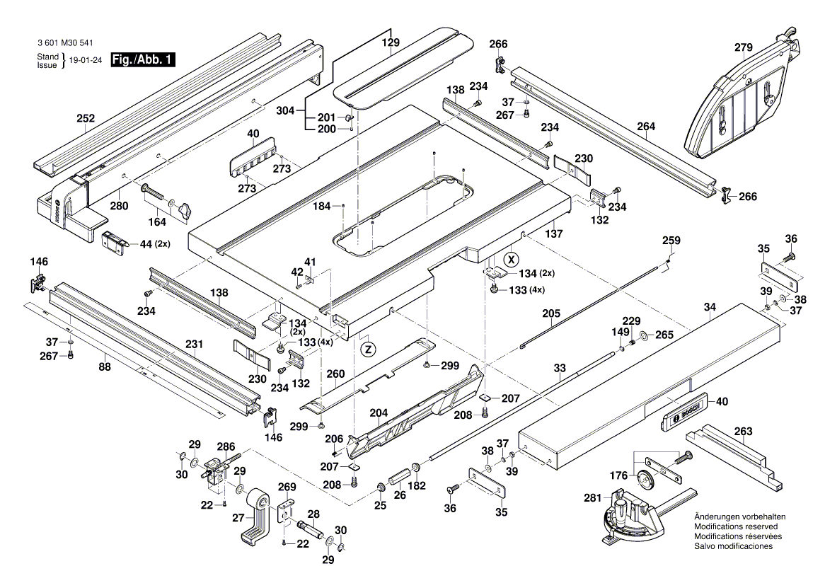 New Genuine Bosch 2610997281 Spring retaining ring