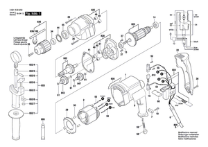 New Genuine Bosch 2610998101 Motor Housing