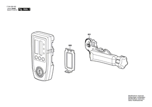 New Genuine Bosch 2610A01254 Mounting Bracket