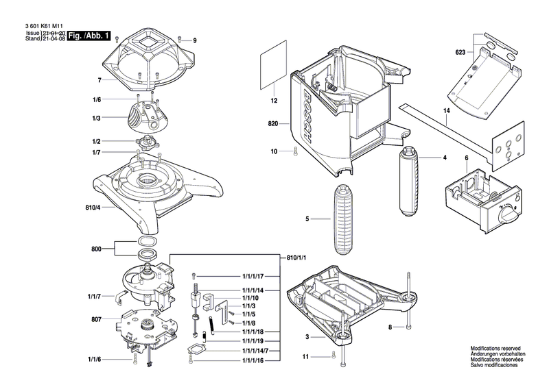 New Genuine Bosch 2610A01267 Target