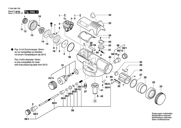 New Genuine Bosch 2610A03372 Cross hair insert