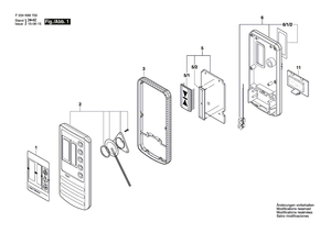 New Genuine Bosch 2610A03528 Keyboard