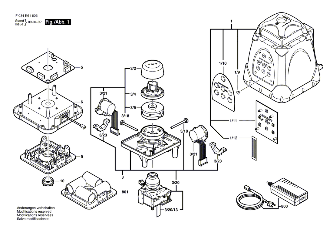 New Genuine Bosch 2610A03566 Keyboard