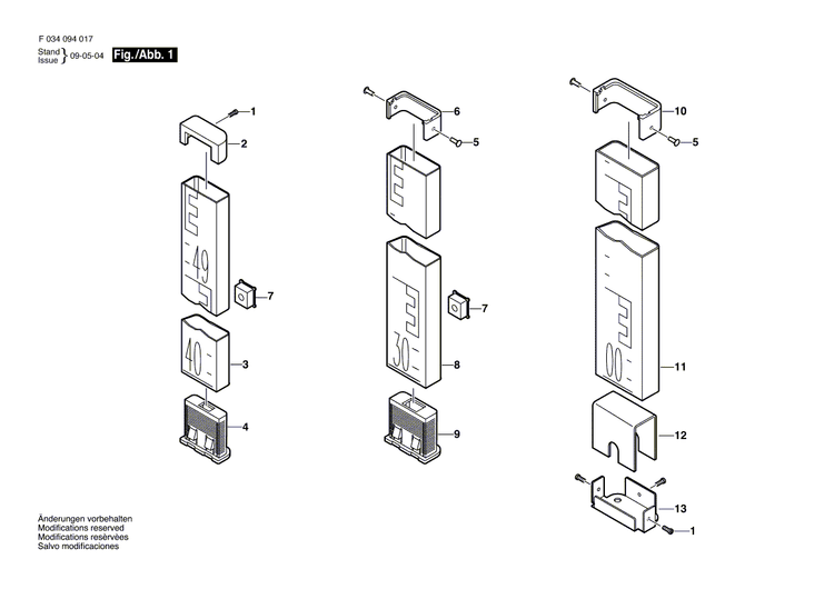 New Genuine Bosch 2610A03832 Button