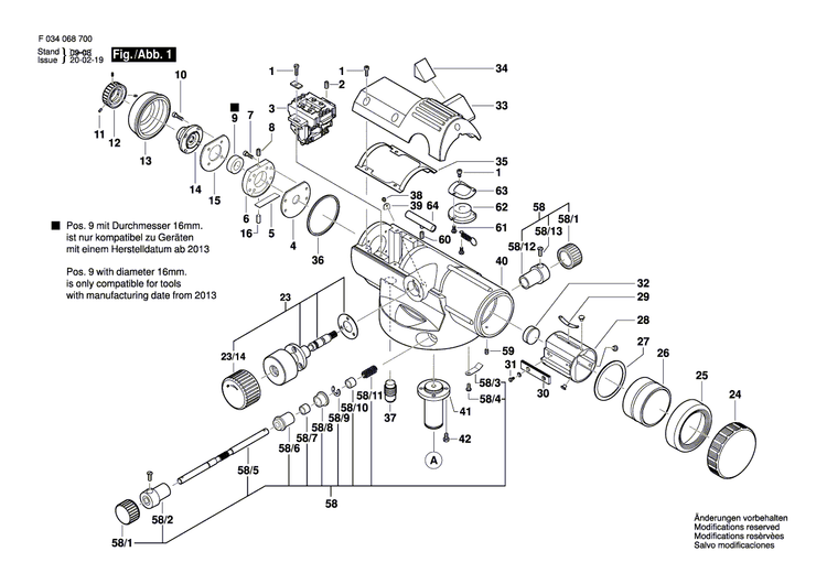 New Genuine Bosch 2610A05665 Washer