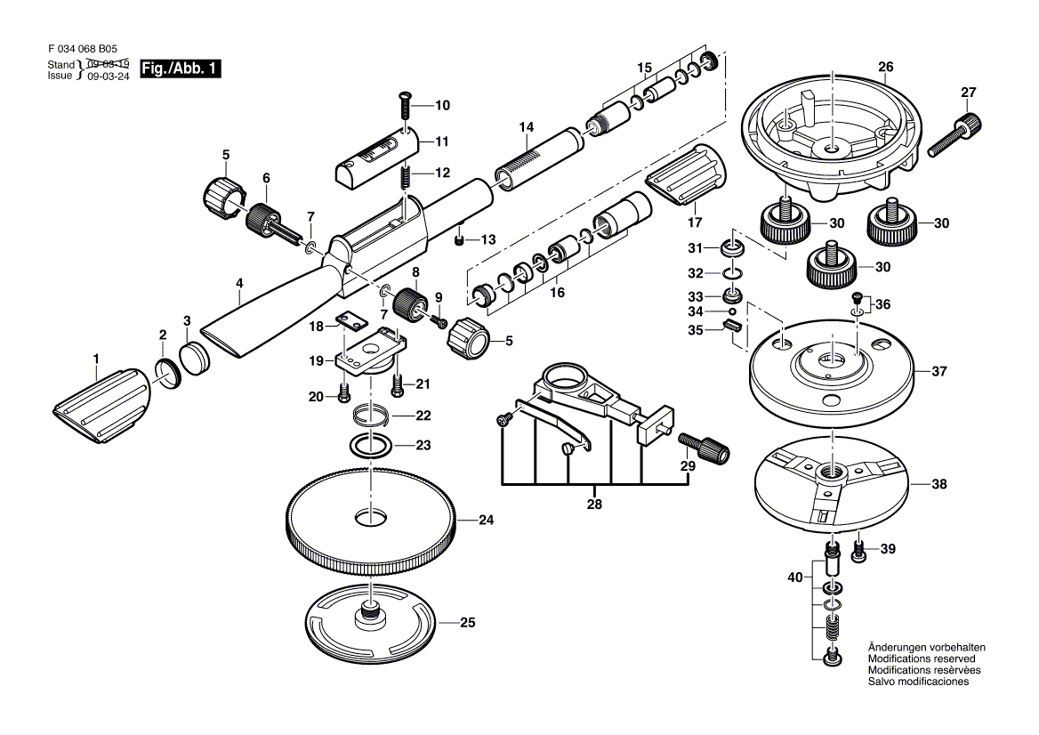 New Genuine Bosch 2610A05691 Base Plate