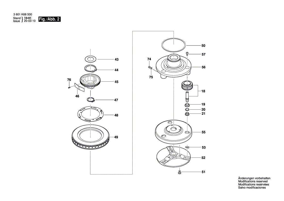New Genuine Bosch 2610A05730 eyepiece