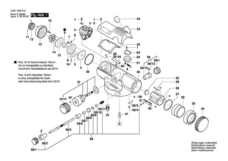 New Genuine Bosch 2610A05772 eyepiece